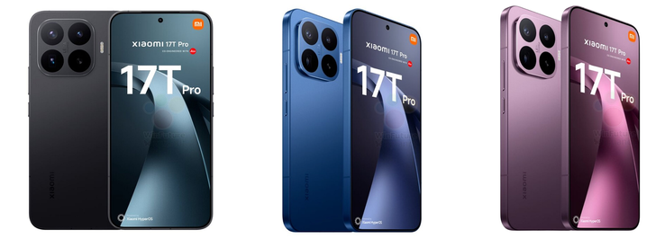 Xiaomi 17T Pro'nun yüksek çözünürlüklü görselleri.