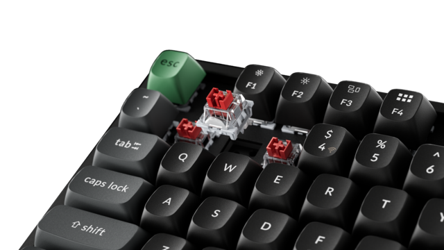 Keychron K8 Ultra anahtarları ve tuş kapakları