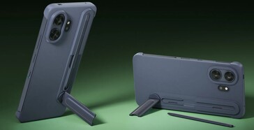 İsteğe bağlı T-pen kalem, bir stand kılıfıyla birlikte gelir.