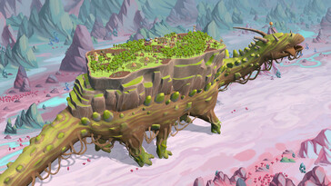 Gezgin Köy'deki Onbu'yu gösteren bir görüntü. (Resim kaynağı: Steam)