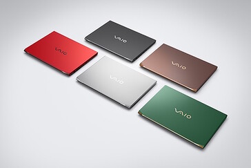 Vaio SX14-R (VJS4R2) ultra hafif dizüstü bilgisayarlar Fine Black, Urban Bronze, Fine Red, Bright Silver ve Deep Emerald renk seçeneklerine sahiptir.