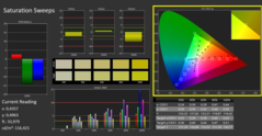 CalMAN - Color saturation (calibrated)