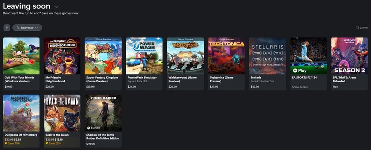Temmuz 2026’da Xbox Game Pass’ten çıkacak oyunlar. 