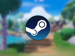 Resimde - Heartopia'dan resmi bir ekran görüntüsü (bulanıklaştırılmış) ve üstüne Steam logosu yerleştirilmiş. (Resim kaynağı: Steam - düzenlenmiştir)
