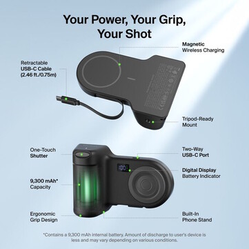 Belkin Stage PowerGrip aynı anda üç cihazı şarj edebilir. (Resim kaynağı: Belkin)