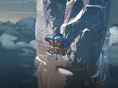 Cairn'den bir oynanış ekran görüntüsü