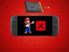 Konsol ve Nintendo Destek simgesi ile gösterilen Switch 2 pili