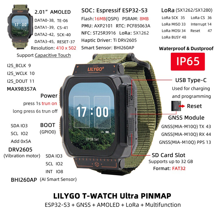 Lilygo T-Watch Ultra