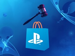 PlayStation Store logosu tokmağın altında gösteriliyor