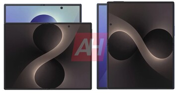 Geniş Galaxy Z Fold 8, sözde Galaxy Z Fold 8 Ultra'nın yanında.
