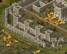 Steam'de satışa sunulan Stronghold: Definitive Edition oyunundaki bir kaleyi gösteren bir görsel.