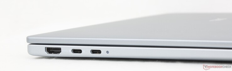 HDMI 2.1, USB-C 3.2 Gen. 2 w/ DisplayPort 1.4 + Güç Dağıtımı, USB-C Thunderbolt 4 w/ DisplayPort 2.1 + Güç Dağıtımı