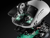 Orijinal Logitech G Pro X2 Superstrike’ın parçalara ayrılmış görünümü.