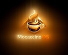 MocaccinoOS masaüstü Linux AI yapımı 26.03 sürümü için resmi olmayan logo
