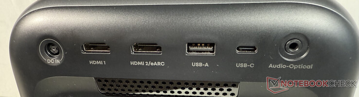 HDMI 2.1 dahil Nebula X1 üzerindeki bağlantılar