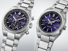 Resimde yeni Seiko Astron HAC003J (sağda) ve HAD003J (solda) modelleri görülüyor.