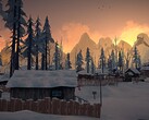 Steam'de şu anda %75 indirimli olan The Long Dark'taki bir ortamı gösteren görsel.