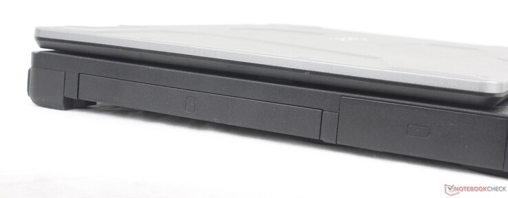 Sol: DVD/Blu-Ray/SSD genişletme yuvası, Pil/genişletme yuvası