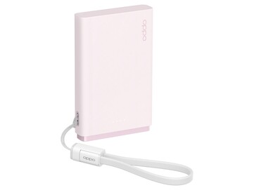 Oppo 33W Pocket Charge taşınabilir şarj cihazı, ince bir tasarıma ve entegre kabloya sahiptir