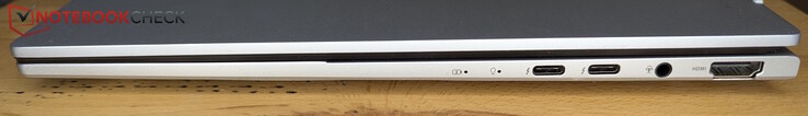 Sağ: 2 x Thunderbolt 4, kulaklık girişi, HDMI