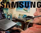Üstünde Samsung logosu bulunan, BCI kullanan bir Neuralink hastası.
