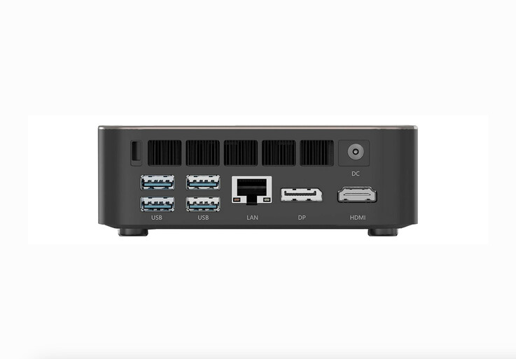 Links LC7530 mini PC, altı adet USB 3.2 Tip-A bağlantı noktası da dahil olmak üzere zengin bir bağlantı noktası yelpazesine sahiptir.