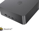 EQi13'ün yeni konfigürasyonu 16 GB RAM ile geliyor ve fiyatı 499 dolar. Resimde: mini PC'nin ön yüzünü gösteren tanıtım fotoğrafı.