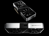 GeForce RTX 3060 Founders Edition GPU'nun işlenmiş bir görüntüsü