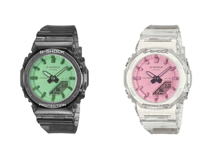 Casio G-Shock GMA-P2100SR-1A ve GMA-P2100SR-7A saatleri