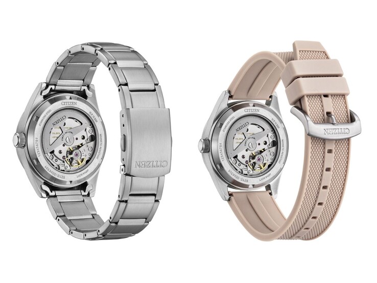 Citizen NJ022 saatler metal veya üretan kayışlara sahiptir. (Resim kaynağı: Citizen, düzenlenmiştir)