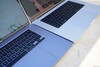 MacBook Pro 16 2021 (solda) ve MacBook Pro 14 2021 (sağda)