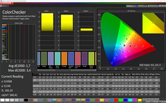 ColorChecker (Profile: Cinema, target color space: P3)