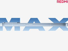 Turbo 5 Max, Turbo 4 Pro'dan çok farklı görünmüyor. Resimde: telefonun kenarlarından birini gösteren bir teaser resmi. (Resim kaynağı: Redmi)