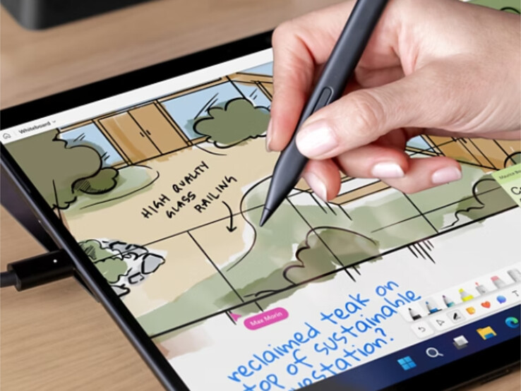 Surface Slim Pen artık Microsoft'un yeni dokunsal geri bildirim sistemini destekliyor.