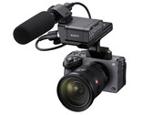 Sony FX5 (ILME-FX5), harici mikrofonların ve aksesuarların takılması için bir XLR tutacağıyla birlikte gelir.