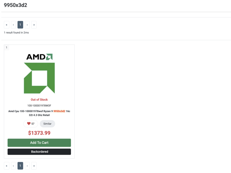 PC-Canada'da AMD Ryzen 9 9950X3D2 listesi