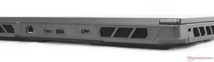 Arka kısım: RJ-45 (2,5 Gbps), HDMI 2.1, USB-A 3.2 Gen. 2, AC adaptörü