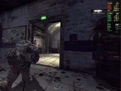 PC'de 4K çözünürlükte 180 FPS hızında çalışan Gears of War 2 Hollow oyununun ekran görüntüsü