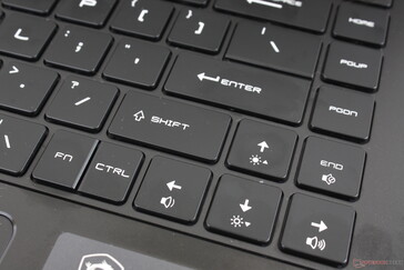 The 'Fn' key is awkwardly "merged" with the 'Ctrl' key