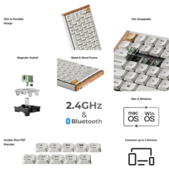 Keychron K3 HE kablosuz oyun klavyesi temel özellikleri