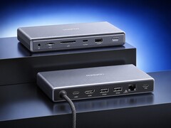 Ugreen 11'i 1 arada USB4 dock'u, 240 Hz'de tek bir 4K monitörü veya 120 Hz'de iki 4K monitörü destekler.