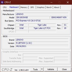 Lenovo ThinkPad L14 G2 - CPUz