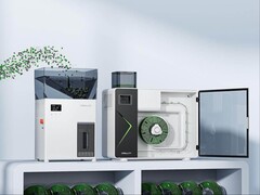 Creality Filament Maker M1 ve Shredder R1'in sanatsal görüntüsü.