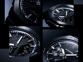 Casio G-Shock GM-2100LXB modelinin kadran dokusunu, saat işaretlerini ve çerçevesini öne çıkaran yakın çekim görüntülerden oluşan kolaj.