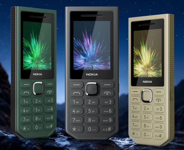 Yeşil, siyah ve altın renkli Nokia 300 Power Bank.