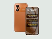 Blaze Orange rengindeki Poco M8 Power.