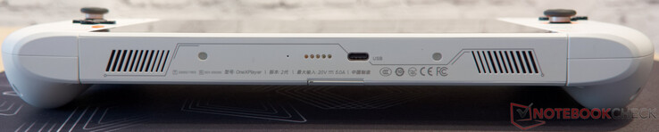 alt: klavyeyi bağlamak için pimler, USB C 3.2 w/güç dağıtımı ve DisplayPort