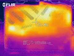 Heat development - Bottom (idle)