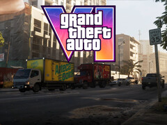 Vice City'deki trafiği gösteren GTA 6 afişi