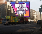 Vice City'deki trafiği gösteren GTA 6 afişi